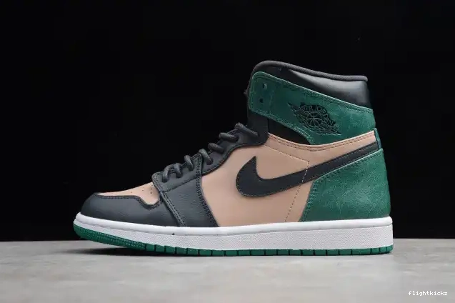 Mystic Air Jordan Green 1 High Anthracite Beige Retro Bio AH7389-203 0515
